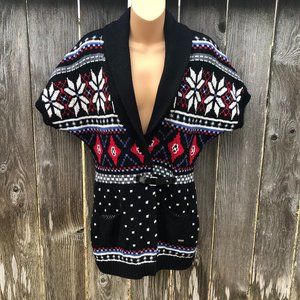 Tommy Hilfiger Cardigan Sweater Nordic Fair Isle